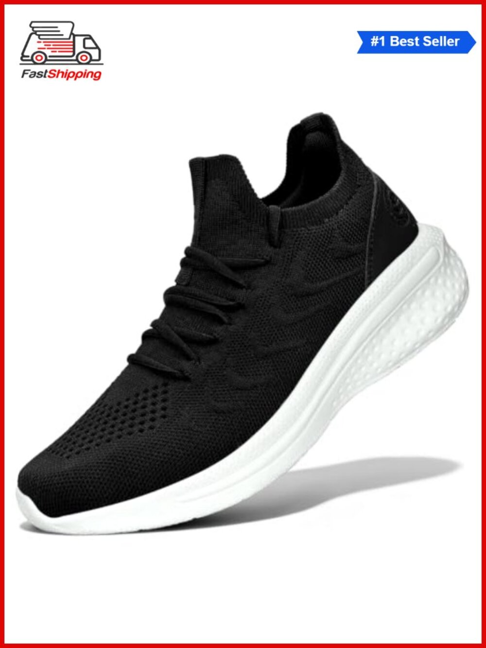 ✨ Womens Walking Running Shoes Slip-on Breathable Mesh Tennis Sneakers